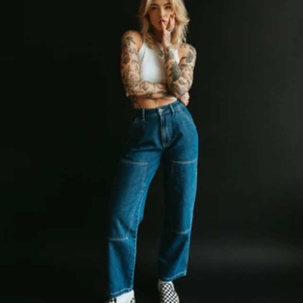 Classic High-Rise Blue Women's Jeans
